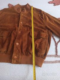 giacca pelle scamosciata uomo tg 54
