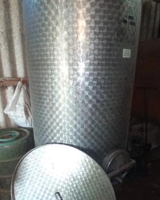 Tino in acciaio 1000 litri