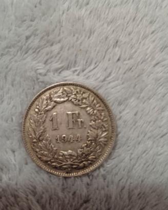 1 Frank svizzero 1944 argento