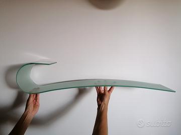 mensole design vetro 