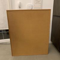 Lavagna grande in sughero e legno da appendere