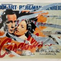 Mimmo Rotella, Casablanca Sericollage 100x70