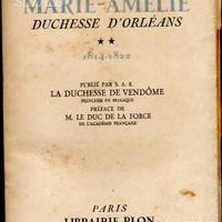 Journal de Marie-Amélie de Bourbon