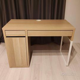 Scrivania IKEA MICKE 105x50  Rovere Smontata