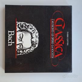 Cofanetto Bach 4 musicassette Fabbri Editori "Clas