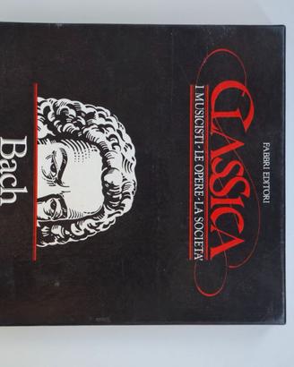 Cofanetto Bach 4 musicassette Fabbri Editori "Clas