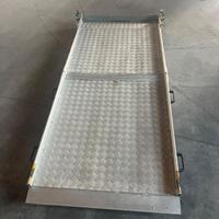 Pedana in alluminio smontabile per furgoni