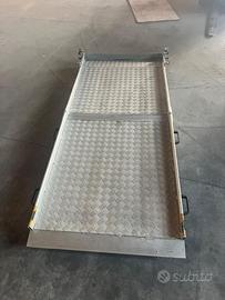 Pedana in alluminio smontabile per furgoni