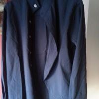 Camicia Blu o Nera taglio laterale Tg S - NUOVA