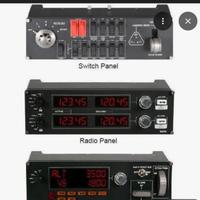 saitek Logitech multi panel Radio Flight 