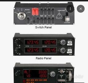 saitek Logitech multi panel Radio Flight 