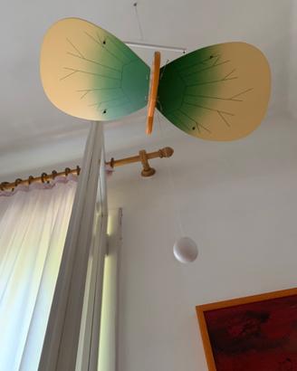 Animale in legno (farfalla e ape) da arredo