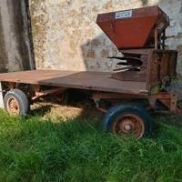 Rimorchio agricolo Omas 40 quintali senza sponde