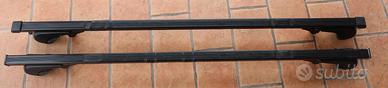 Rail-Top, coppia barre portatutto in acciaio - M -