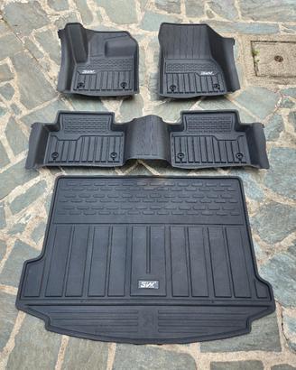Set Tappetini Gomma TPE + Vasca Baule Evoque L551