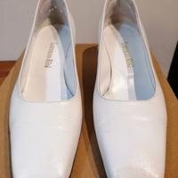 Scarpe da sposa, tacco basso num. 39.5