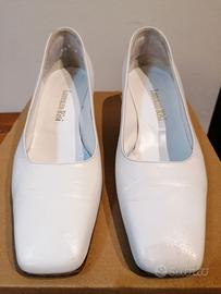 Scarpe da sposa, tacco basso num. 39.5