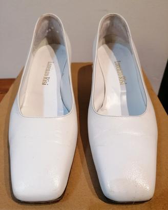 Scarpe da sposa, tacco basso num. 39.5