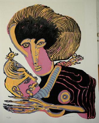 Serigrafia di Remo Brindisi