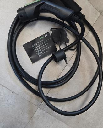 cavo per ricarica auto elettrica tipo 2