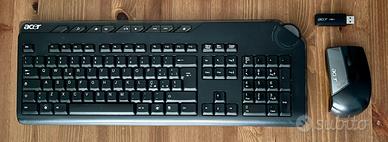 Tastiera + Mouse Acer wireless