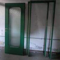 Porta a vetro con telaio