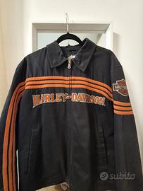 Giacca Harley Davidson Uomo Nera Arancione