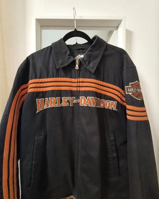 Giacca Harley Davidson Uomo Nera Arancione