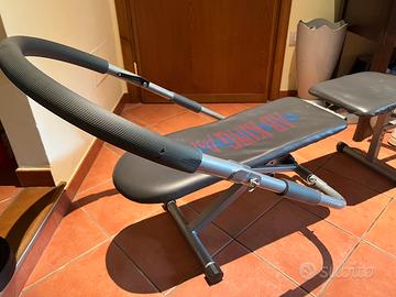 Panca addominali Ab King Pro + push up wheels
