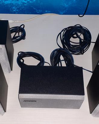 home teather 5.1 majestic con telecomando 