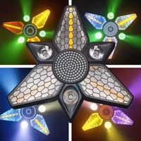 FARO LED COB ROTANTI 280 W RGBW EFFETTO FOGLIA