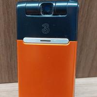 cellulare 3G NEC e338 colore arancio (raro) oplock