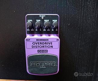 Pedale Distorsore Overdrive per Chitarra Elettrica