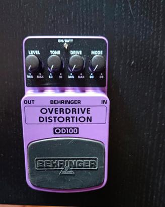 Pedale Distorsore Overdrive per Chitarra Elettrica