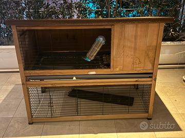 Gabbia conigli legno