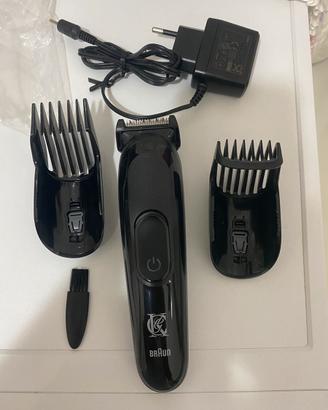 King C. Gillette Kit Regolabarba Uomo Nero