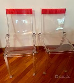 Kartell 2 Sedie Hi-Cut di Philippe Starck