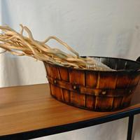 Tinozza / Cesta in alluminio