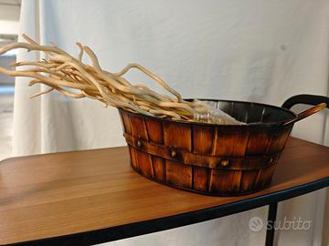 Tinozza / Cesta in alluminio