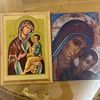 Madonna con bambino due quadri