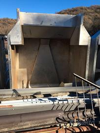 Grande vasca in acciaio inox - rinforzata