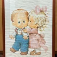 Quadro Vintage - Coppia di Bambini