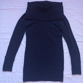 Maglione lungo - vestito blu