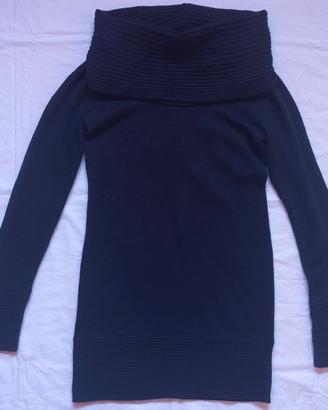Maglione lungo - vestito blu