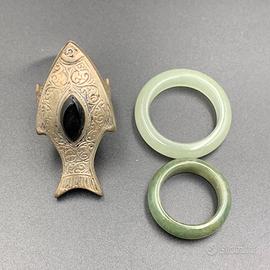 Collezione di anelli naturali da 3 pezzi