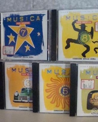 Cd musica per sempre 2.3.5.6.7.8 nuovi