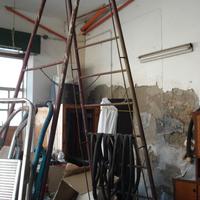 SCALONE IN FERRO ALT MT 3,30 MOLTO ROBUSTO.