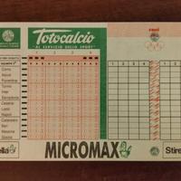 Schedina Totocalcio 31-12-1988