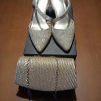 scarpe più borsetta da donna adoperata poco 