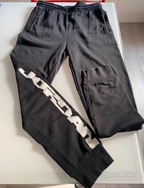 Pantaloni lunghi NikeJordan ragazzo cotone garzato